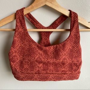 ATHLETA Strappy Open Back Sports Bra
